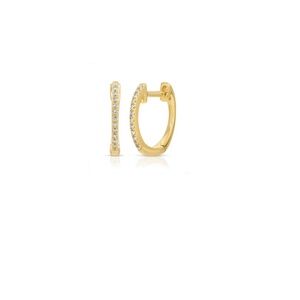 EF Collection Diamond Huggies